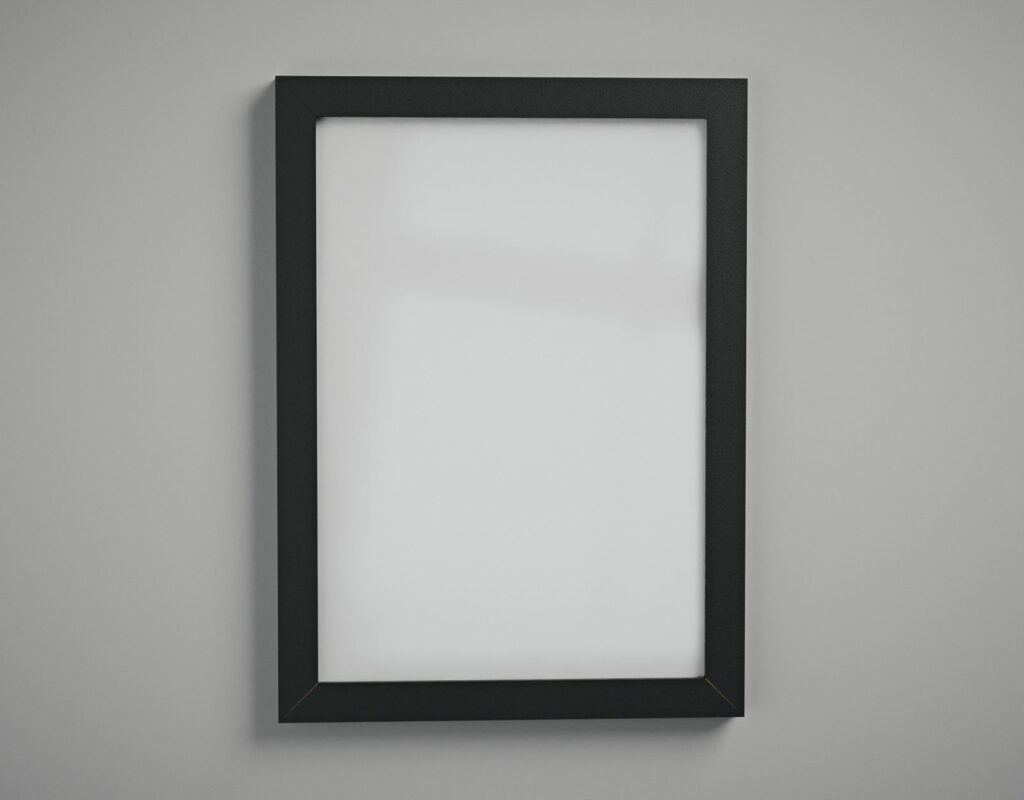 Moldura A4 (21x29,7 cm) - Fundo Branco
