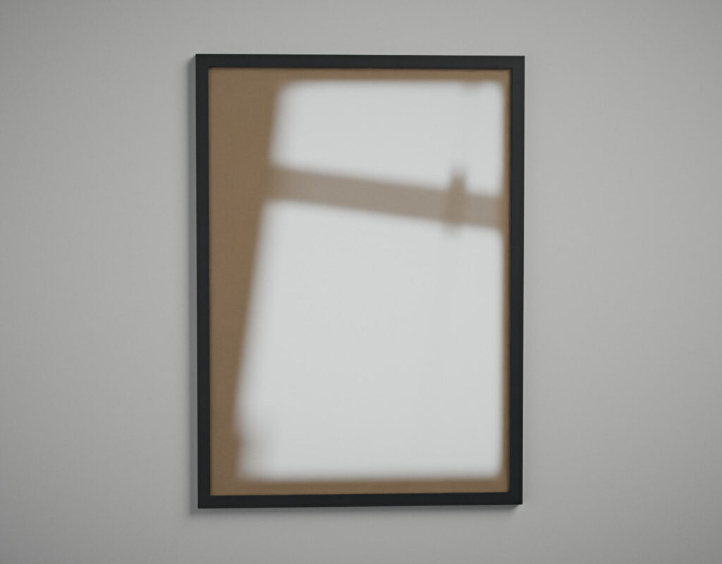 Moldura 50x70 cm - Fundo Pardo