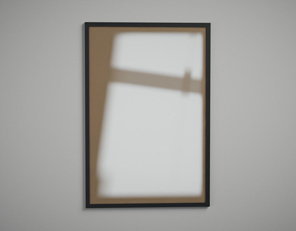 Moldura 60x90 cm - Fundo Pardo